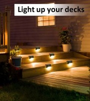 16 PSC LED Solar Lamp Path Staircase Outdoor Waterproof Wall Light????BUY MORE SAVE MORE