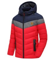 Casual Warm Thick Waterproof Jacket Red